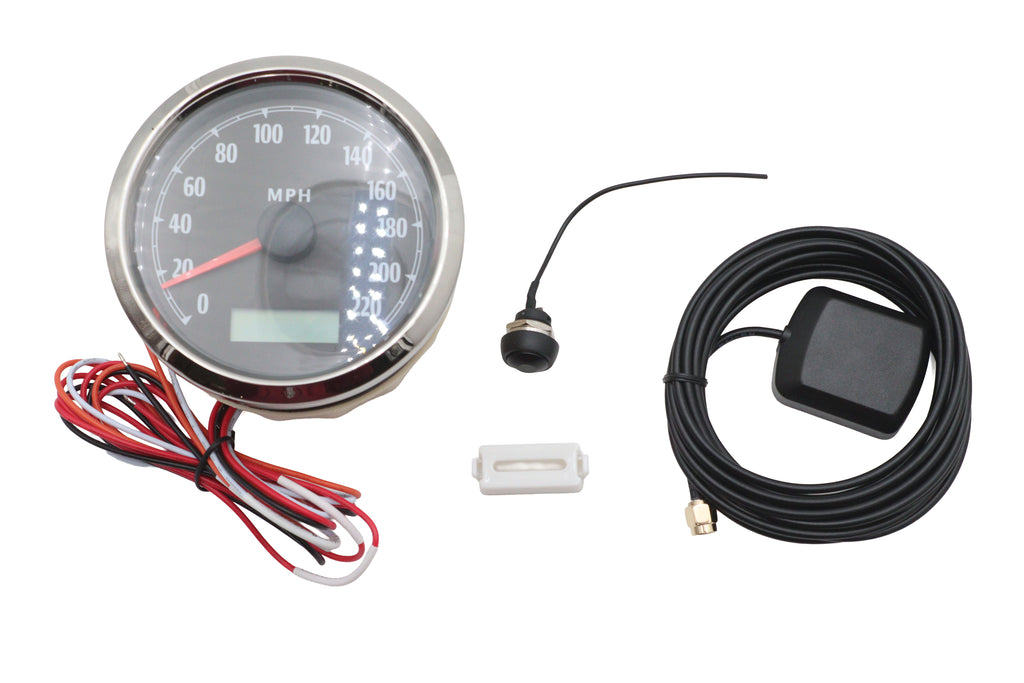 85mm GPS speedometer black for Harley-Davidson