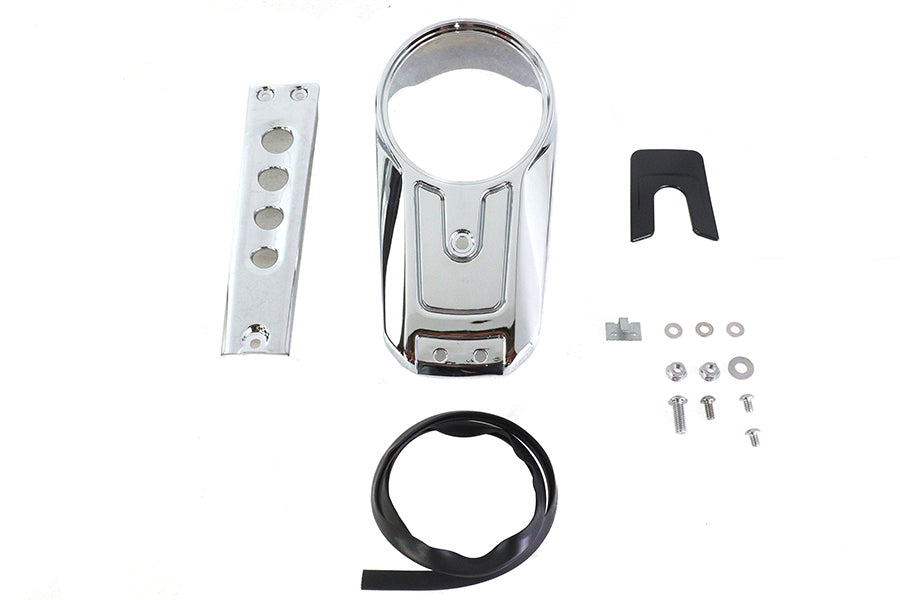 Dash panel chrome console kit for Harley-Davidson Softail M8