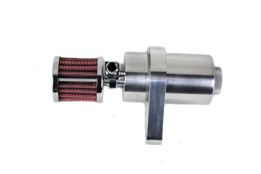 Polished Engine Breather Oil Catch Can Collector For Harley-Davidson