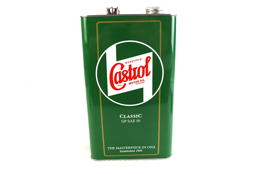 5 liter Castrol Classic Premium SAE 50 engine oil for Harley-Davidson