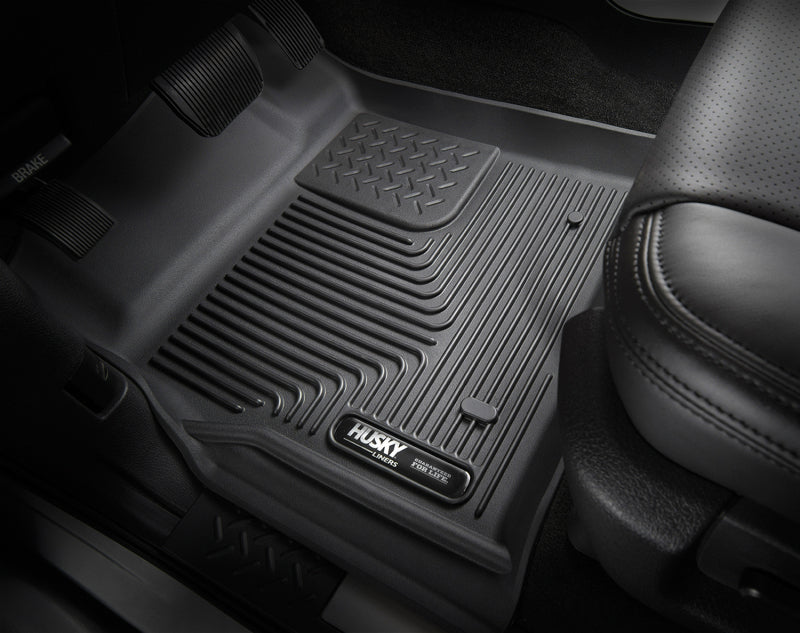 Husky Liners 12–14 Toyota Tacoma Pickup (Crew / Ext / Std Cab) X-Act Contour schwarze Bodenmatten vorne