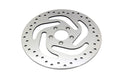 Polished front brake disc rotor left side for Harley-Davidson 41500022