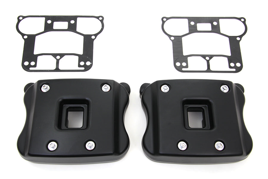 Rocker box cover set black for Harley-Davidson Sportster XL 2004-2006