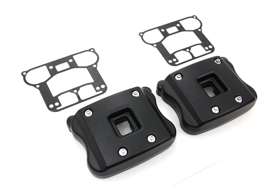 Rocker box cover set black for Harley-Davidson Sportster XL 2004-2006