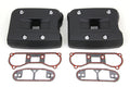 Black Rocker Box Cover Set For Harley-Davidson Evolution Big Twin