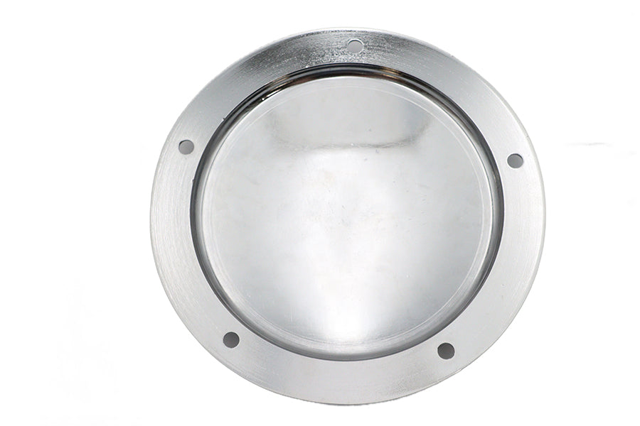 Finned derby cover chrome for Harley-Davidson