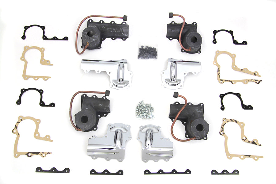 Lower Valve Spring Cup Set For Harley-Davidson Knucklehead 1938-1947