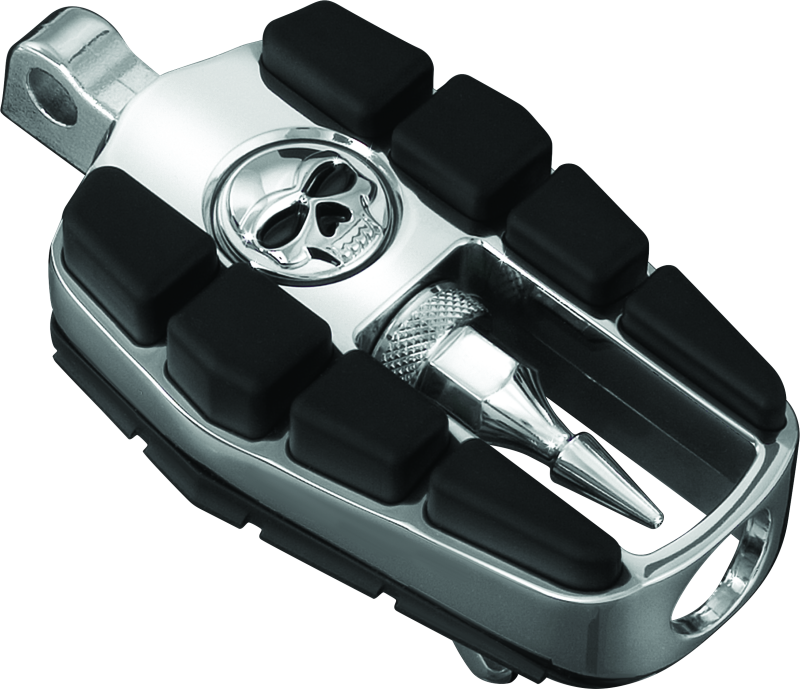 Kuryakyn Zombie Pegs mit männlicher Halterung, Chrom