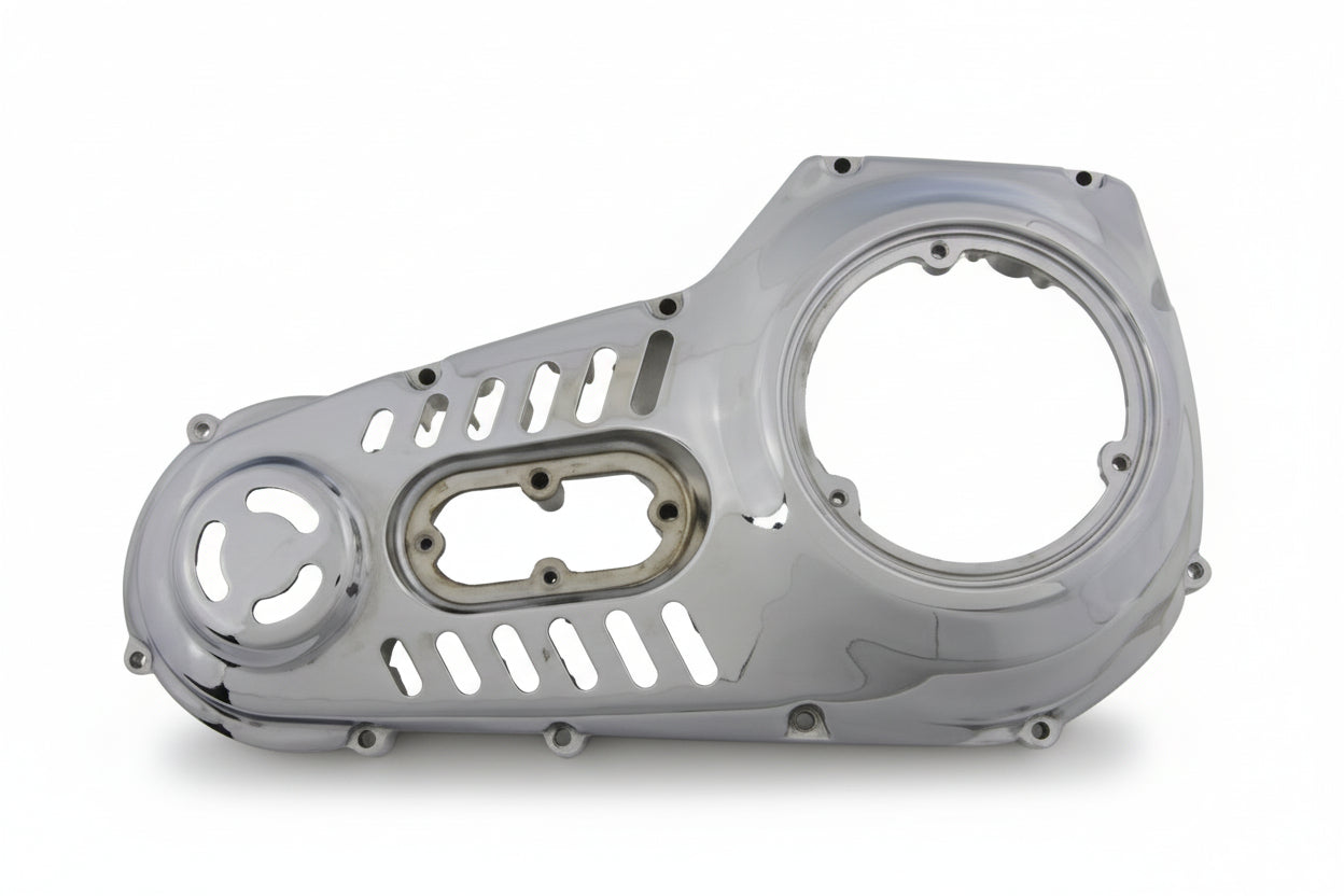Vented chrome outer primary cover for Harley-Davidson Softail 1995-2006