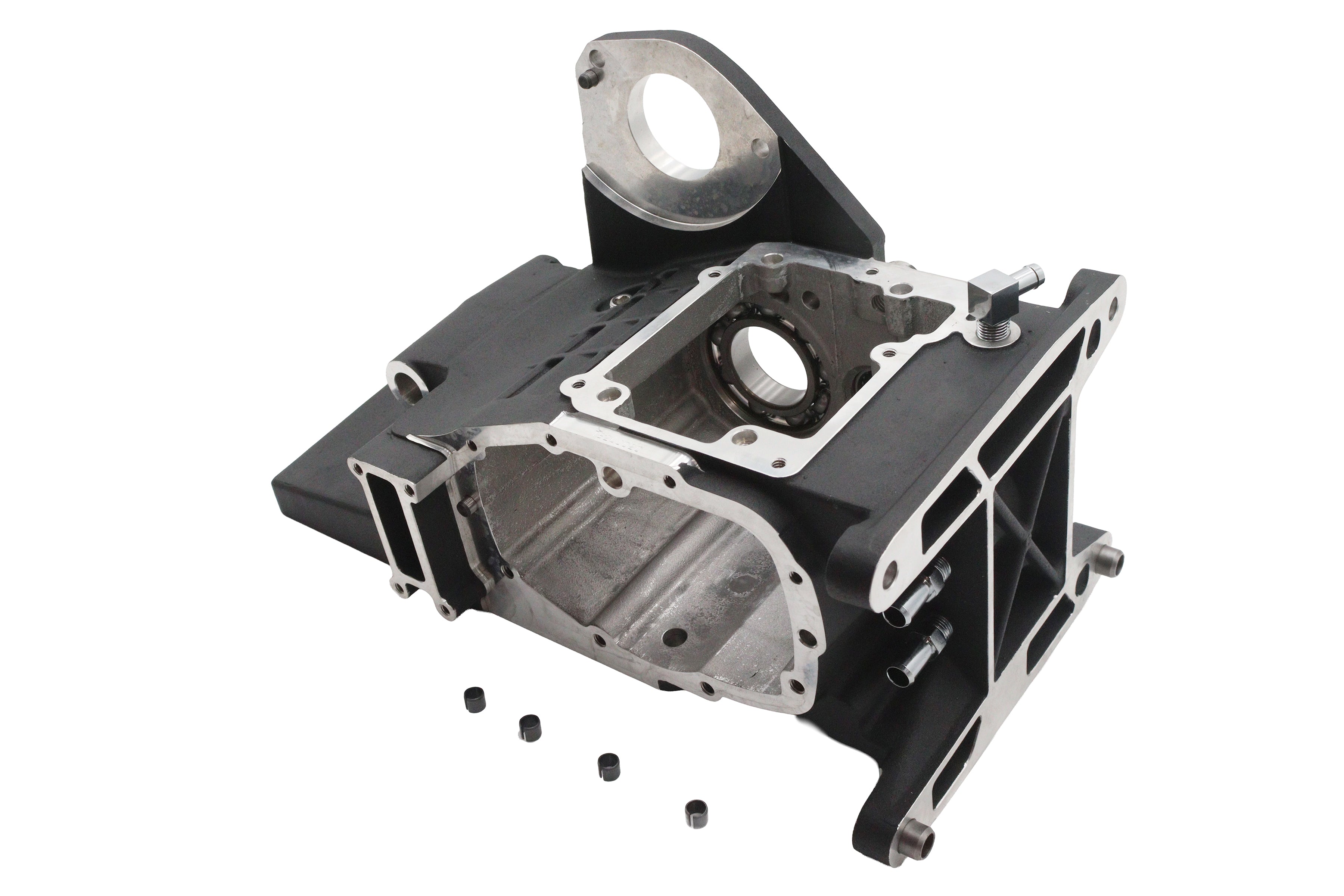 Ultima 6-speed transmission case black for Harley-Davidson Touring