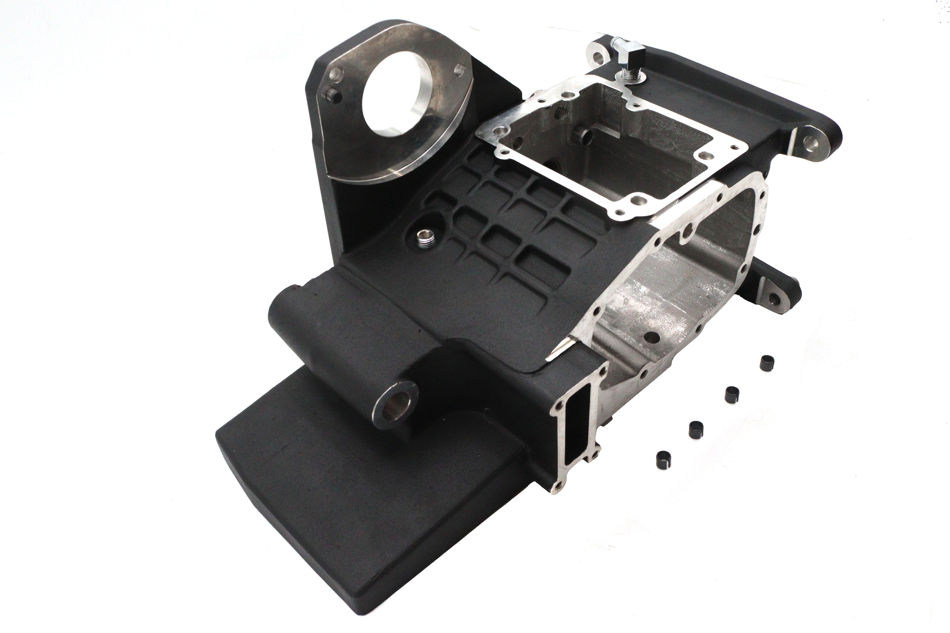 Ultima 6-speed transmission case black for Harley-Davidson Touring