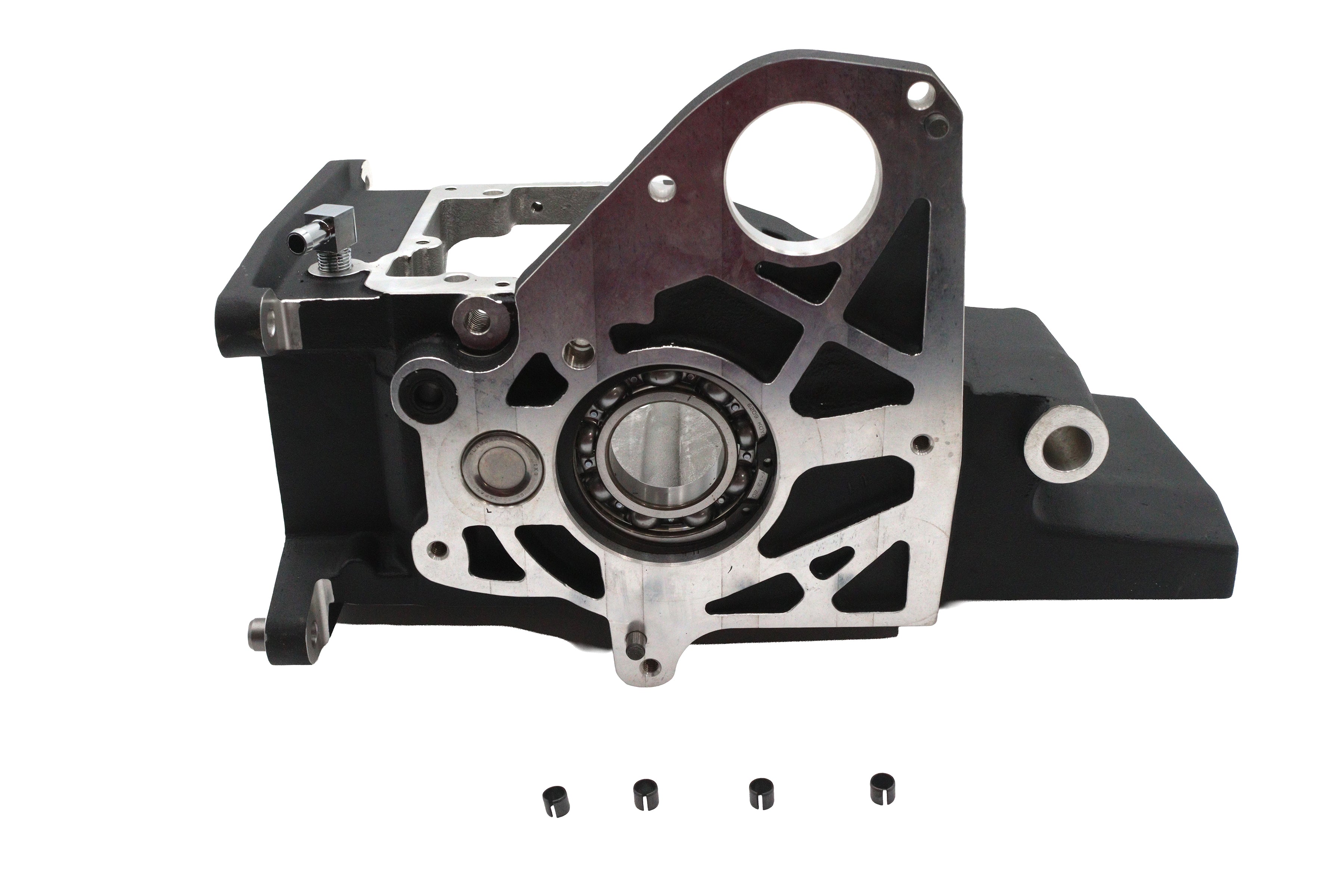Ultima 6-speed transmission case black for Harley-Davidson Touring