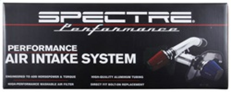 Kit de admisión de aire Spectre 16-18 Jeep Grand Cherokee V6-3.6LF/I - Pulido con filtro rojo