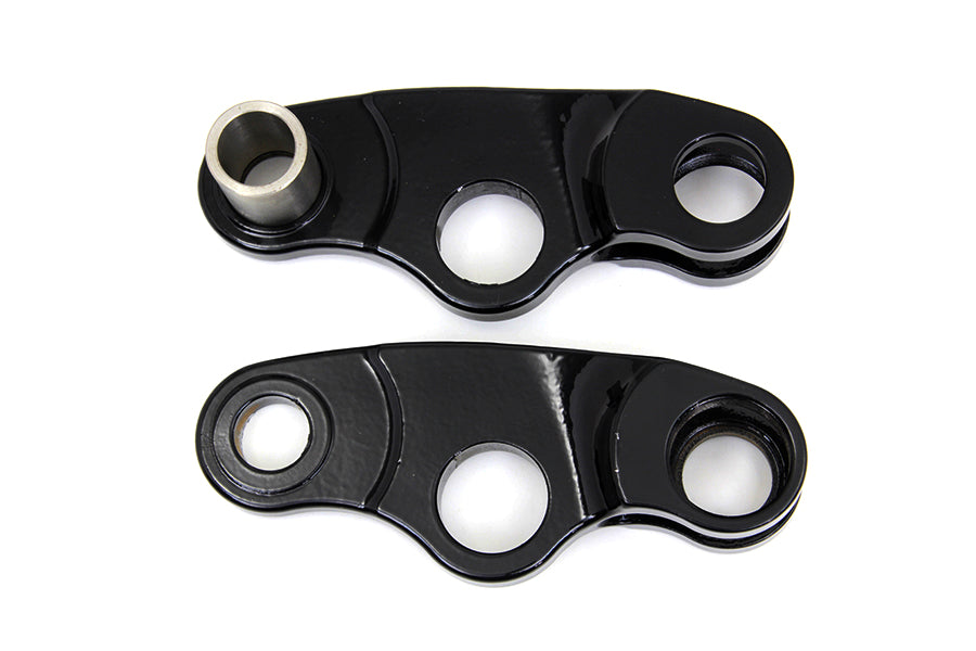 Black fork rocker set for Harley-Davidson Springer FLSTS 1997-2005