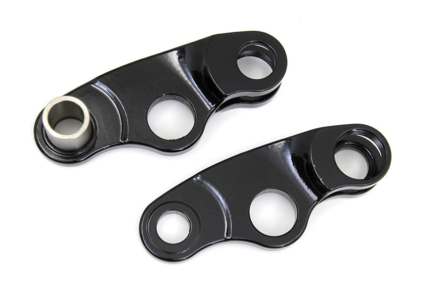 Schwarzes Federgabel Rocker Set für Harley-Davidson