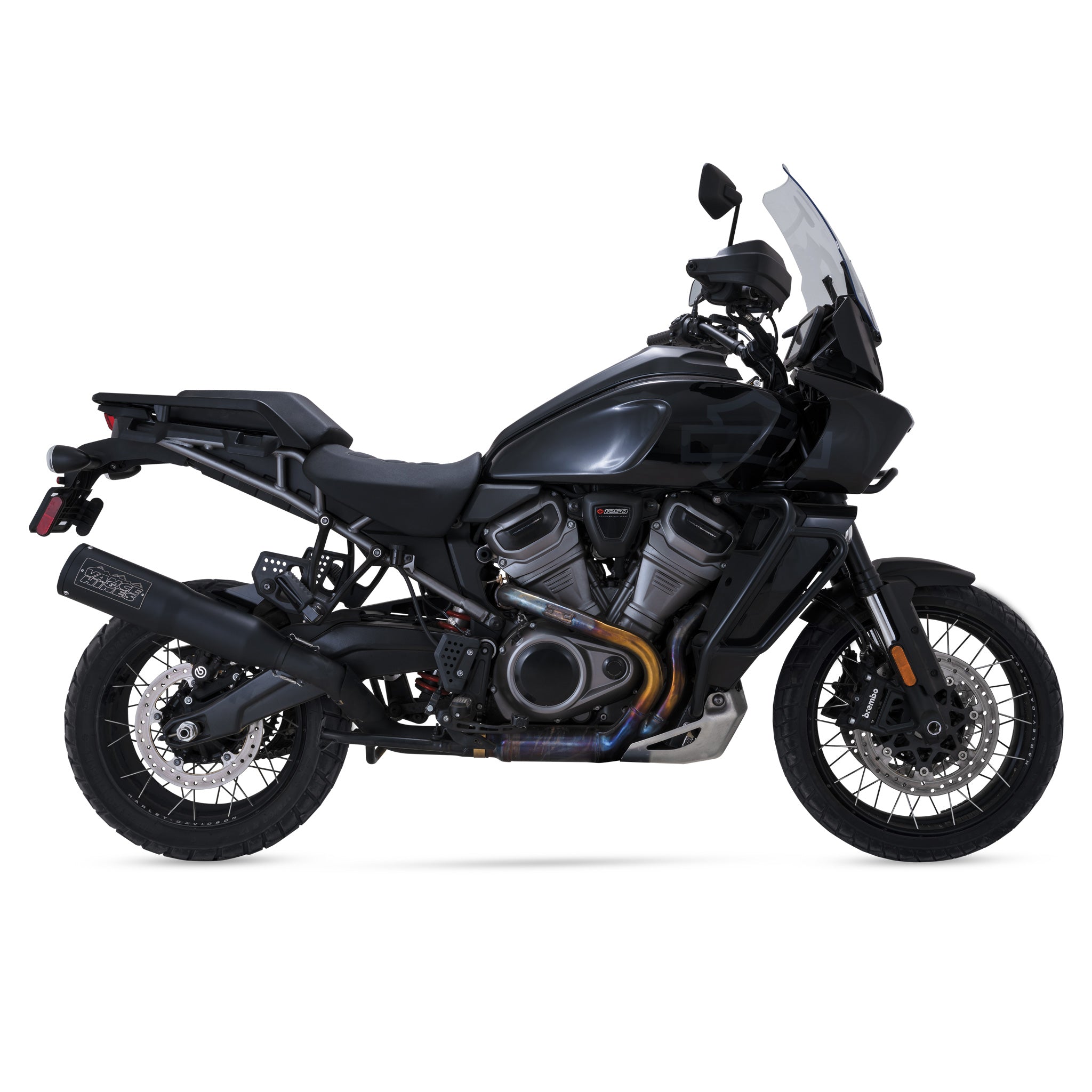 Vance &amp; Hines Adventure Hi-Output 450 Negro para HD Pan America