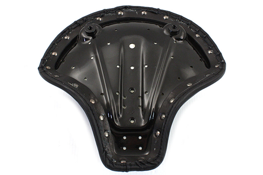 Asiento individual de cuero negro para Harley-Davidson Sportster CH Style