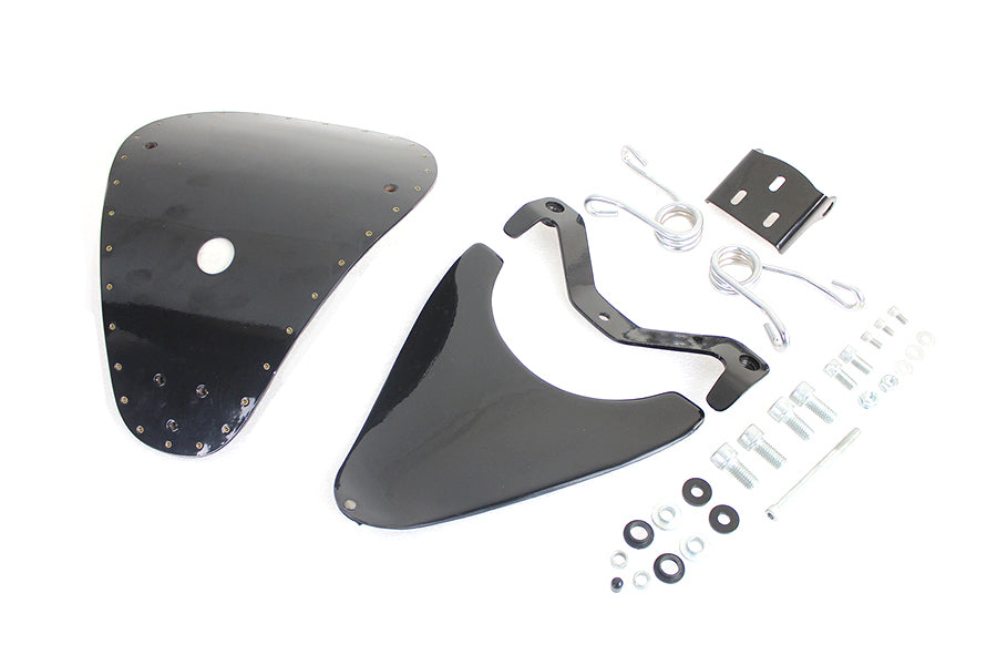 Spring mount bates bobber solo seat kit for Harley-Davidson Sportster