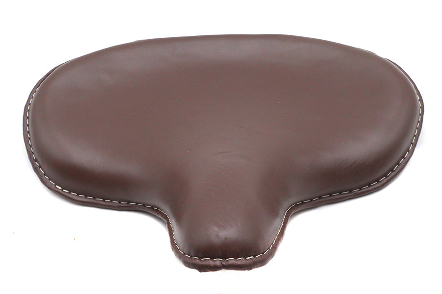 Ultima vinyl saddle solo seat brown for Harley-Davidson