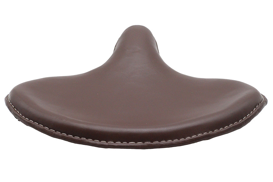 Ultima vinyl saddle solo seat brown for Harley-Davidson