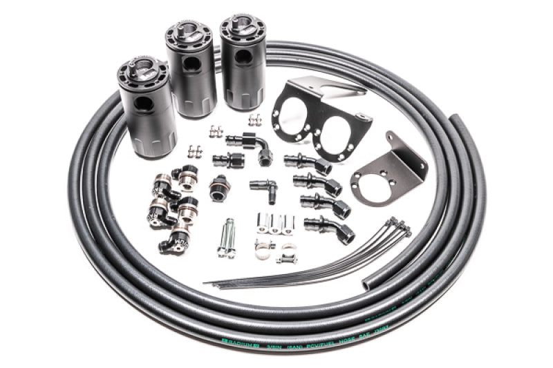 Kit de triple depósito de retención Radium Engineering para Nissan R35 GT-R con bloqueo de fluido
