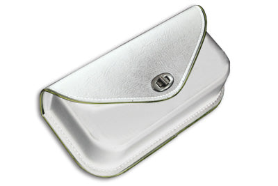 White Windshield Pouch For Harley-Davidson 1960-1984