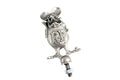 Pewter metal Rat Fink ornament for motorcycle & car