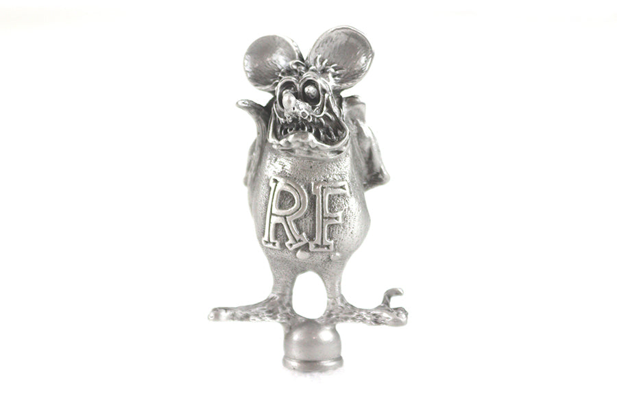 Pewter metal Rat Fink ornament for motorcycle & car