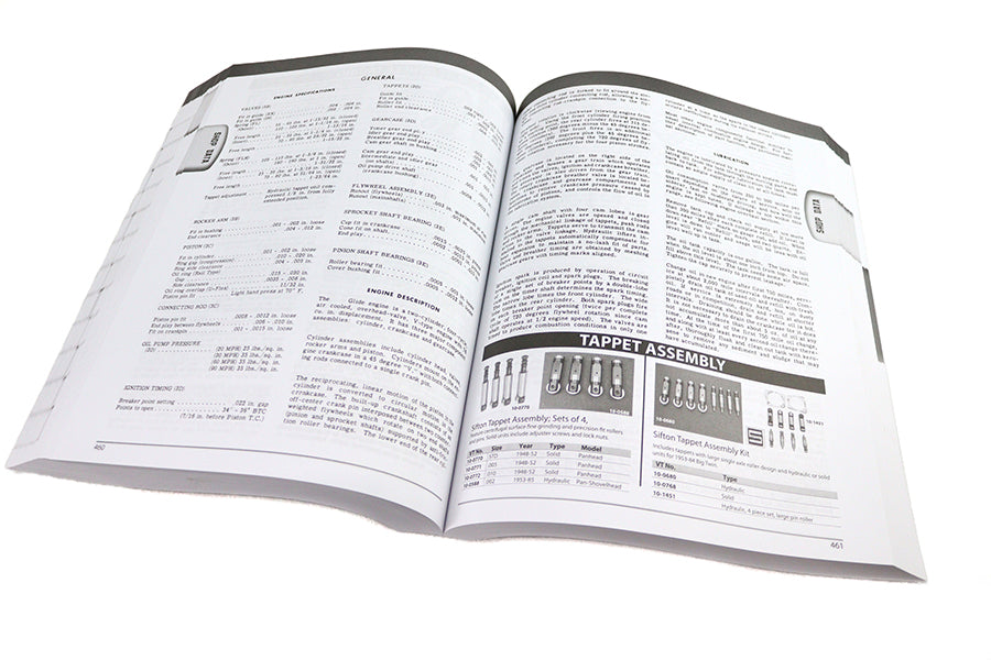 Manual de servicio y piezas para modelos Panhead 1948-1965 para Harley-Davidson