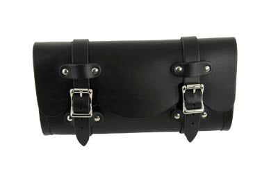10" double strap leather tool roll for Harley-Davidson
