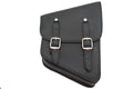 Black cowhide saddlebag right side for Harley-Davidson