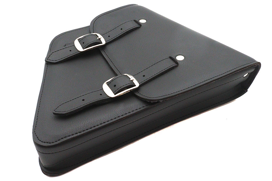 Black cowhide saddlebag right side for Harley-Davidson