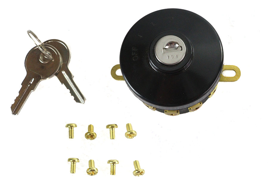 Ignition switch with 2 keys for Indian 1937-1953