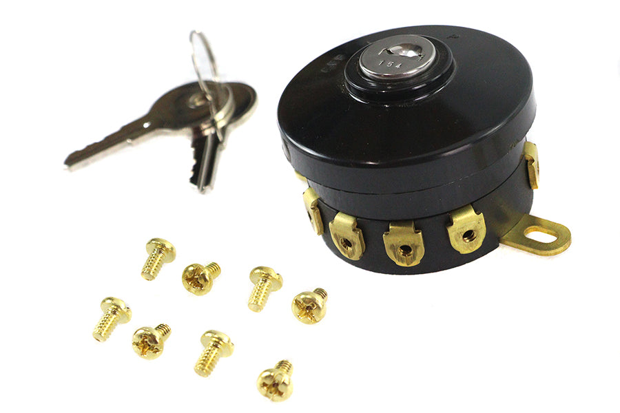 Ignition switch with 2 keys for Indian 1937-1953