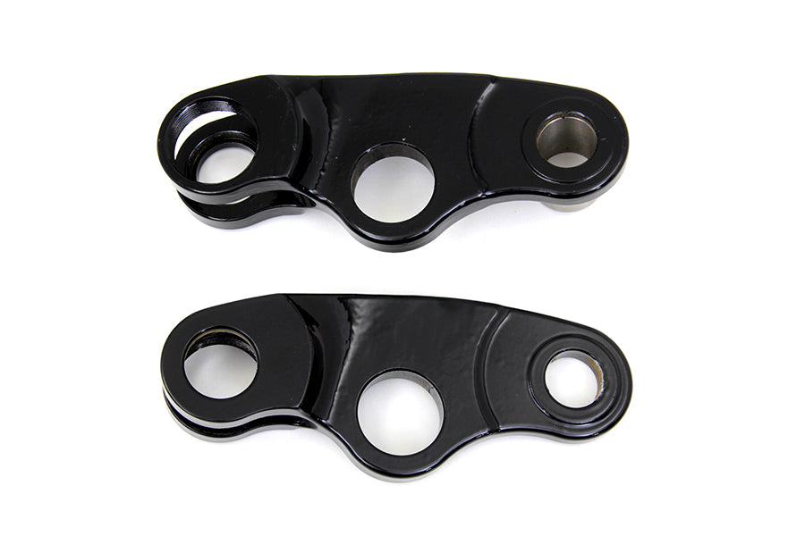 Schwarzes Federgabel Rocker Set für Harley-Davidson