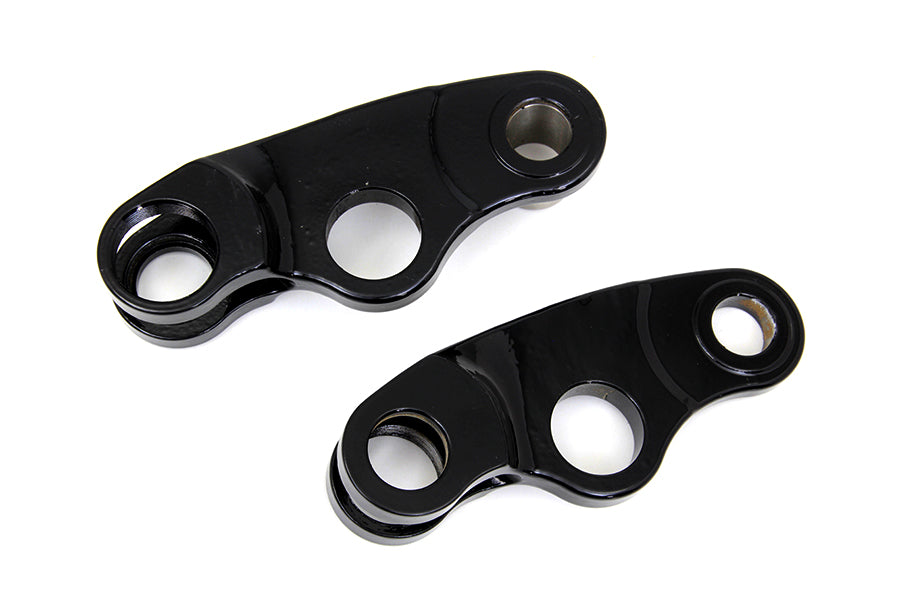 Schwarzes Federgabel Rocker Set für Harley-Davidson