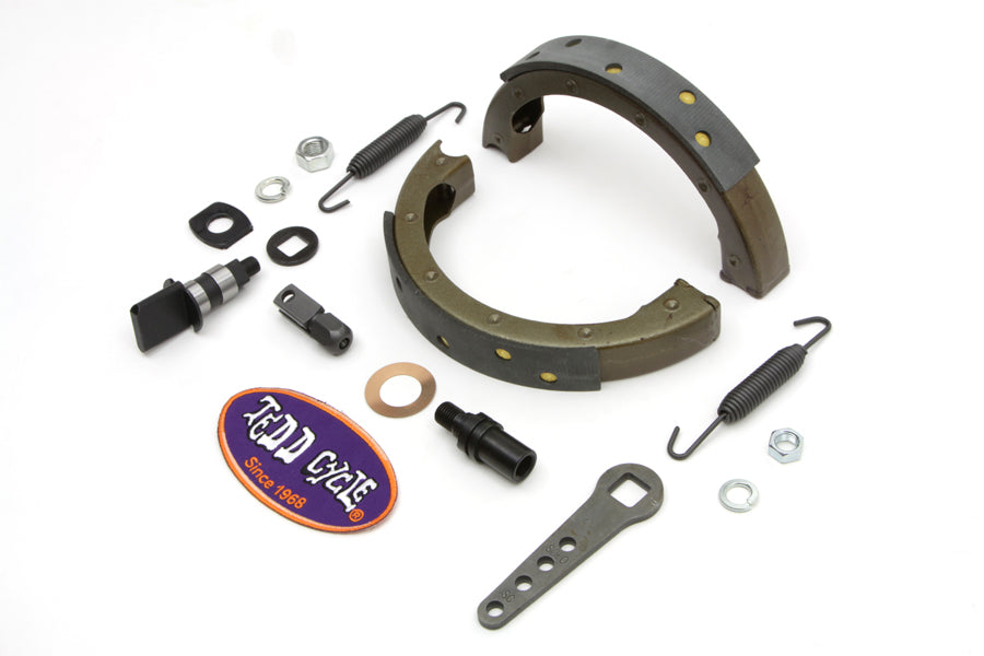 Springer Fork Front Brake Shoe Kit For Harley-Davidson 1936-1957