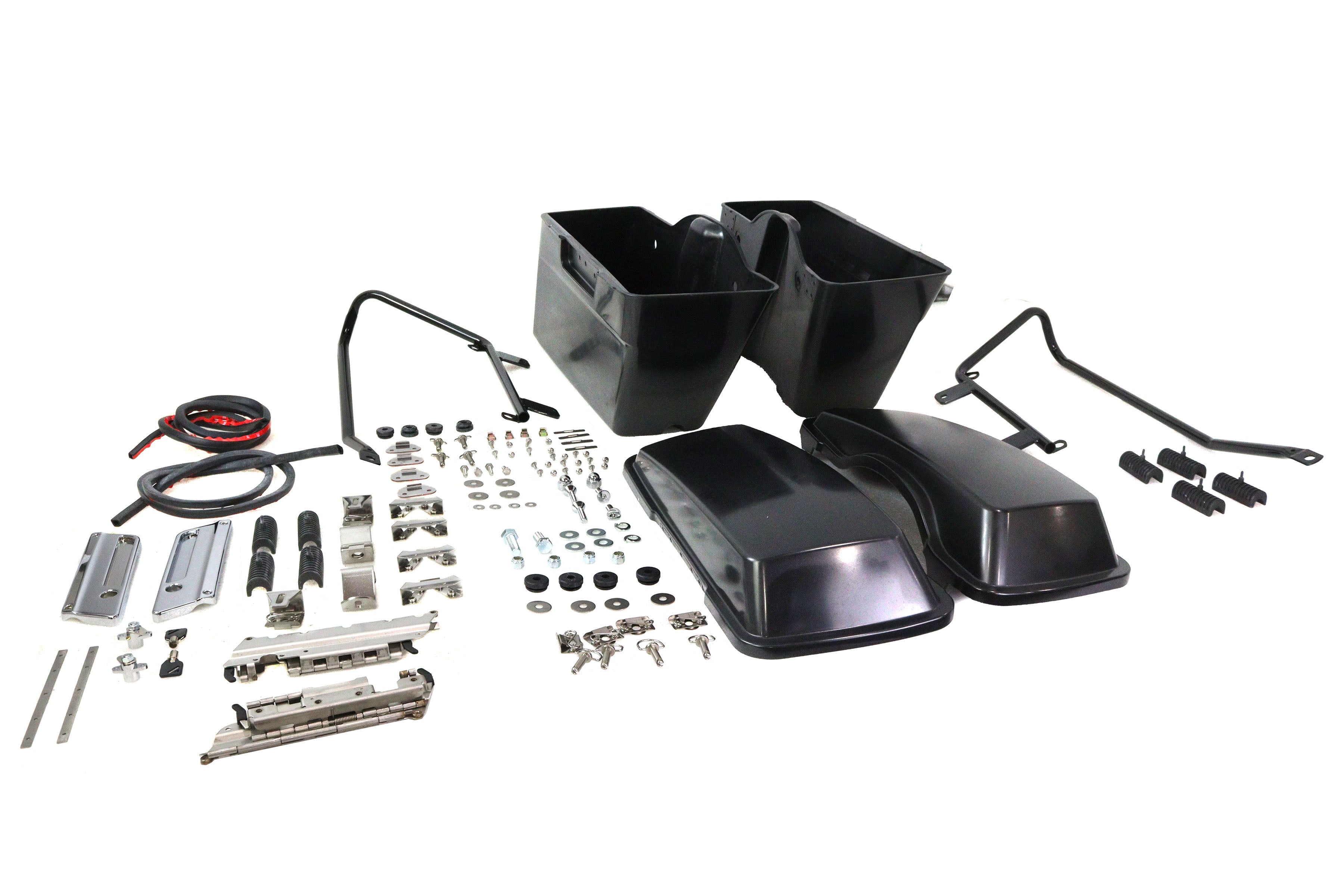 Hard Saddlebag Kit For Harley-Davidson Softail 1986-1999