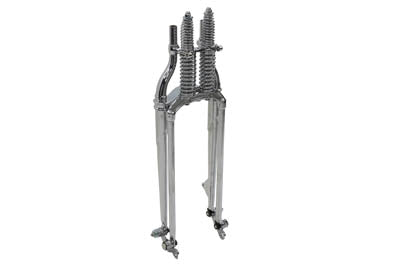 32" Inline Spring Fork Chrome +4" For Harley-Davidson