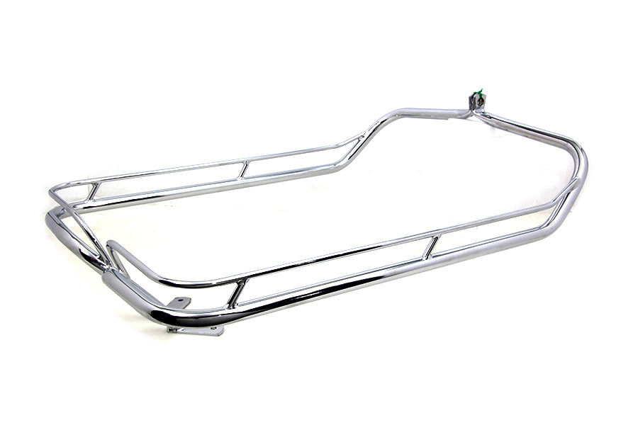 Chrome Saddlebag Rail Kit For Harley-Davidson FL 1963-1967