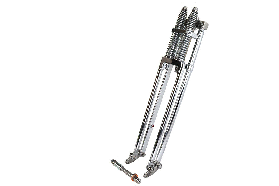 21" Narrow Springer Fork Assembly Chrome For Harley-Davidson