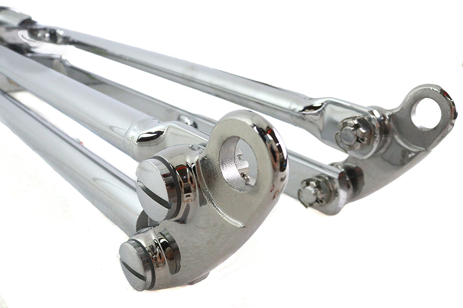 21" Narrow Springer Fork Assembly Chrome For Harley-Davidson