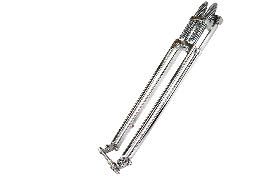 D+D Narrow springer fork assembly chrome 31" for Harley-Davidson