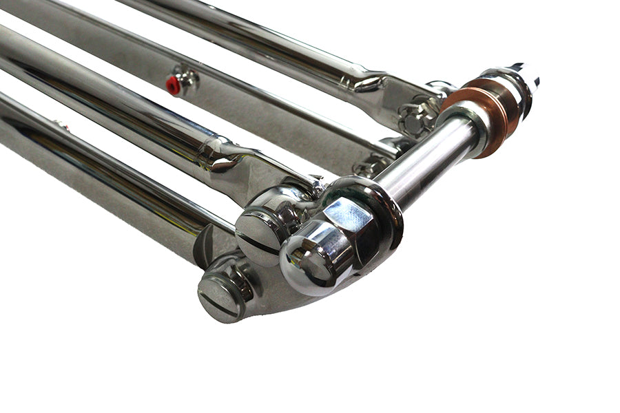 D+D Narrow springer fork assembly chrome 31" for Harley-Davidson
