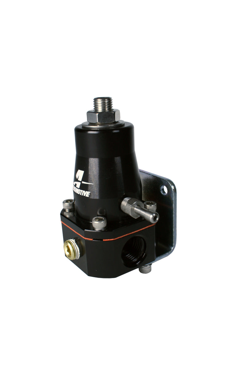 Regulador ajustable Aeromotive Billet EFI Bypass - (2) -6 entradas/(1) -6 retornos - Negro
