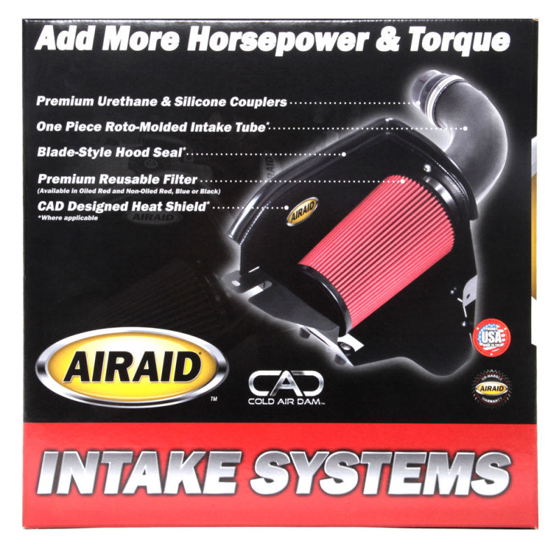 Airaid 01-04 Corvette C5 CAD Intake System w/ Tube (Oiled / Red Media)