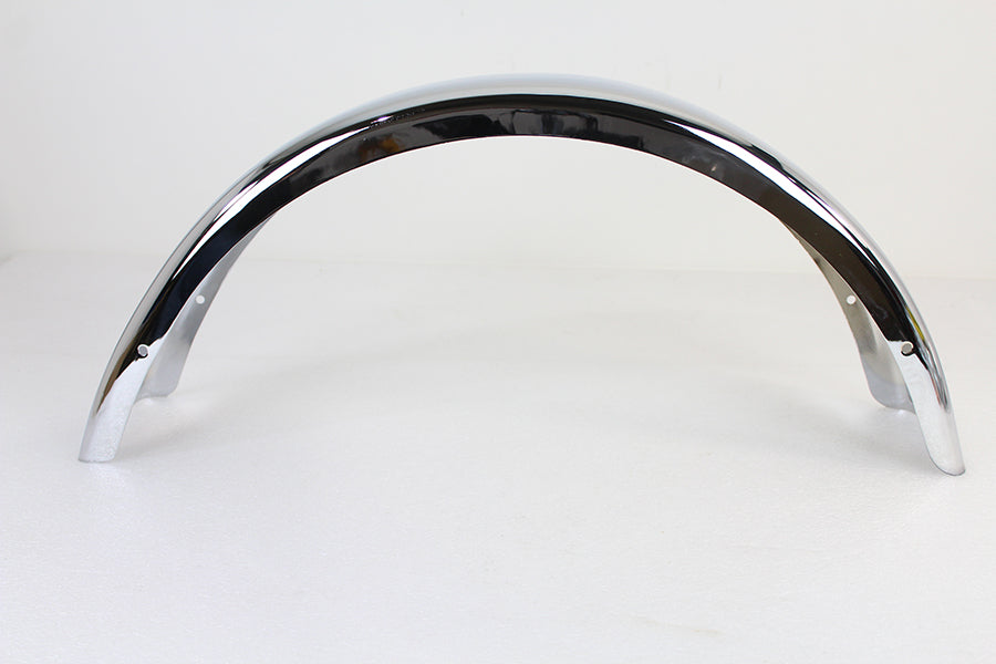 Chrome flat fender 6" wide for Harley-Davidson