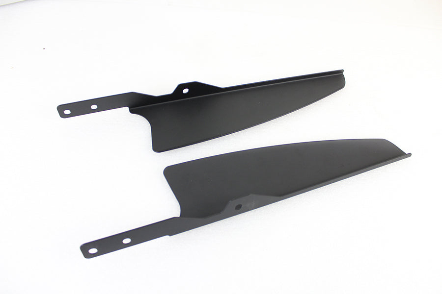 Black Windshield Deflector Set For Harley-Davidson Softail 1986-2017