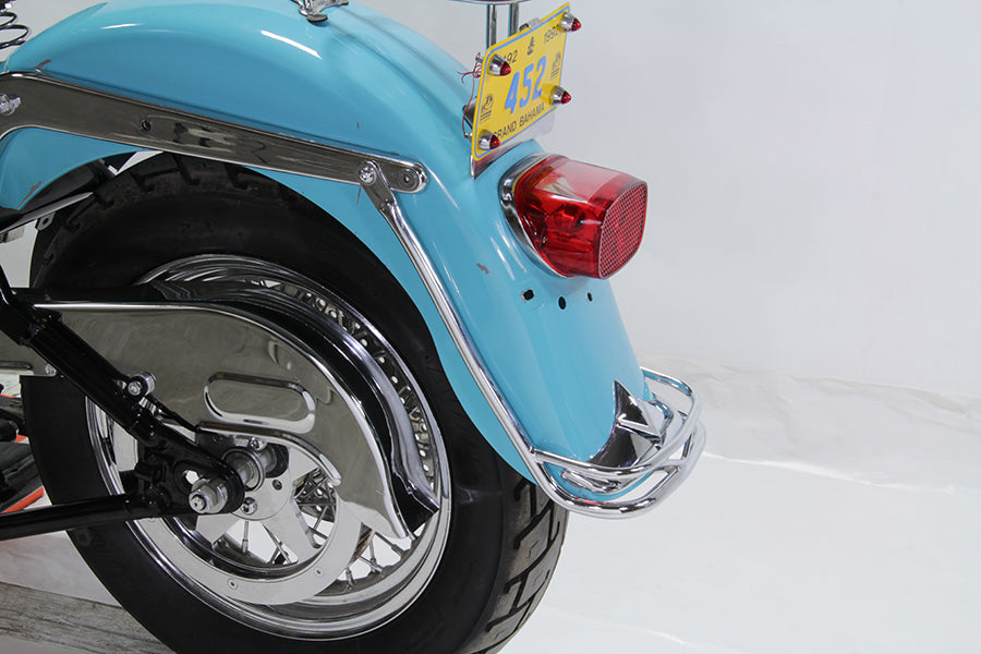 Rear Fender Rail Trim Chrome For Harley-Davidson