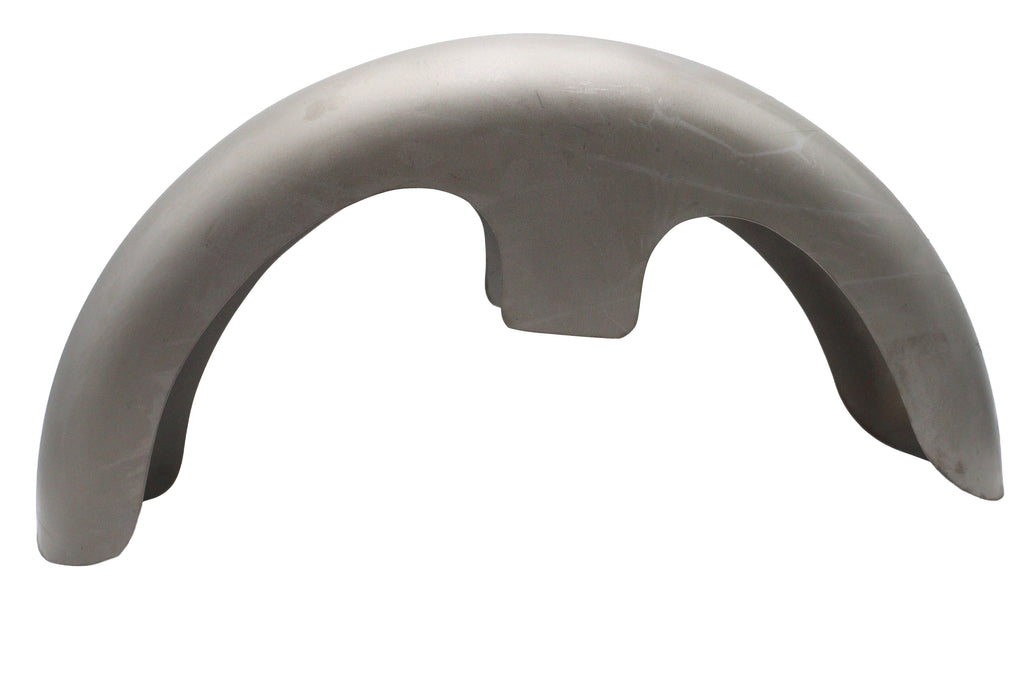 Wrap around 21" front fender raw steel for Harley-Davidson